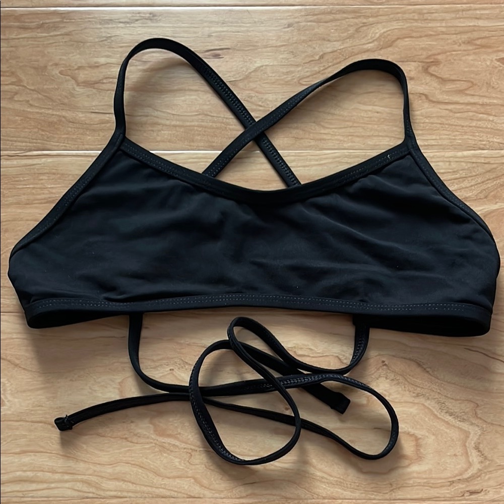 Jolyn Clothing Black Bikini Top Swimwear